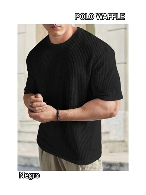Polo Waffle Premium (Pack 3 unidades)