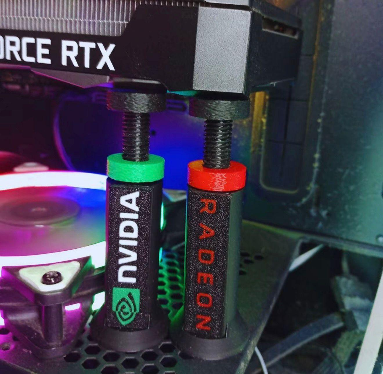 SUPORTE PARA PLACA DE VIDEO, Personalizado e Ajustável em Impressão 3D