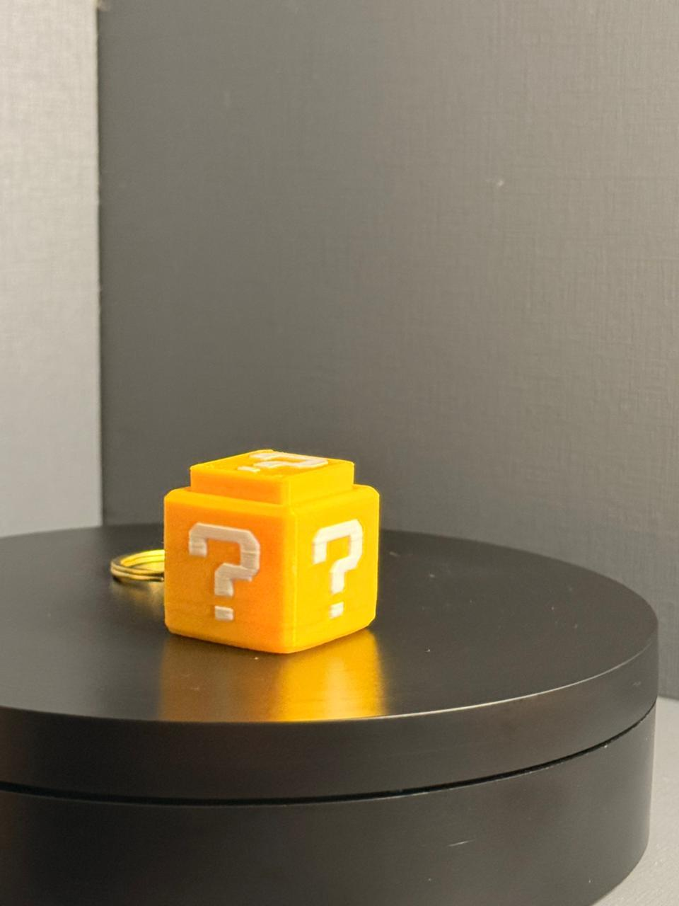 Chaveiro Mario FIDGET TECLA COM SWITCH BLUE