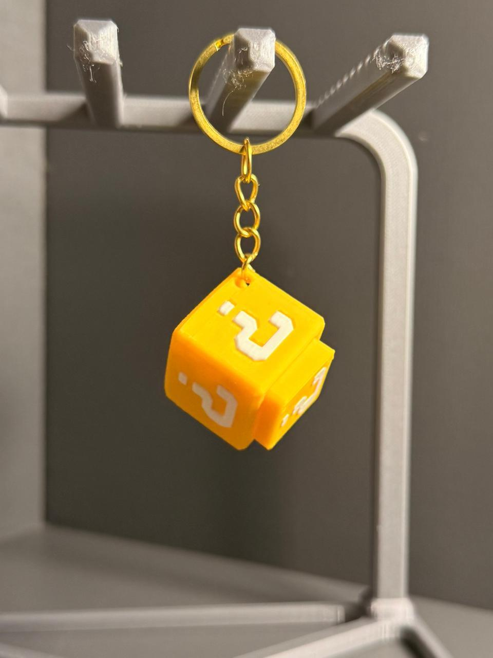 Chaveiro Mario FIDGET TECLA COM SWITCH BLUE