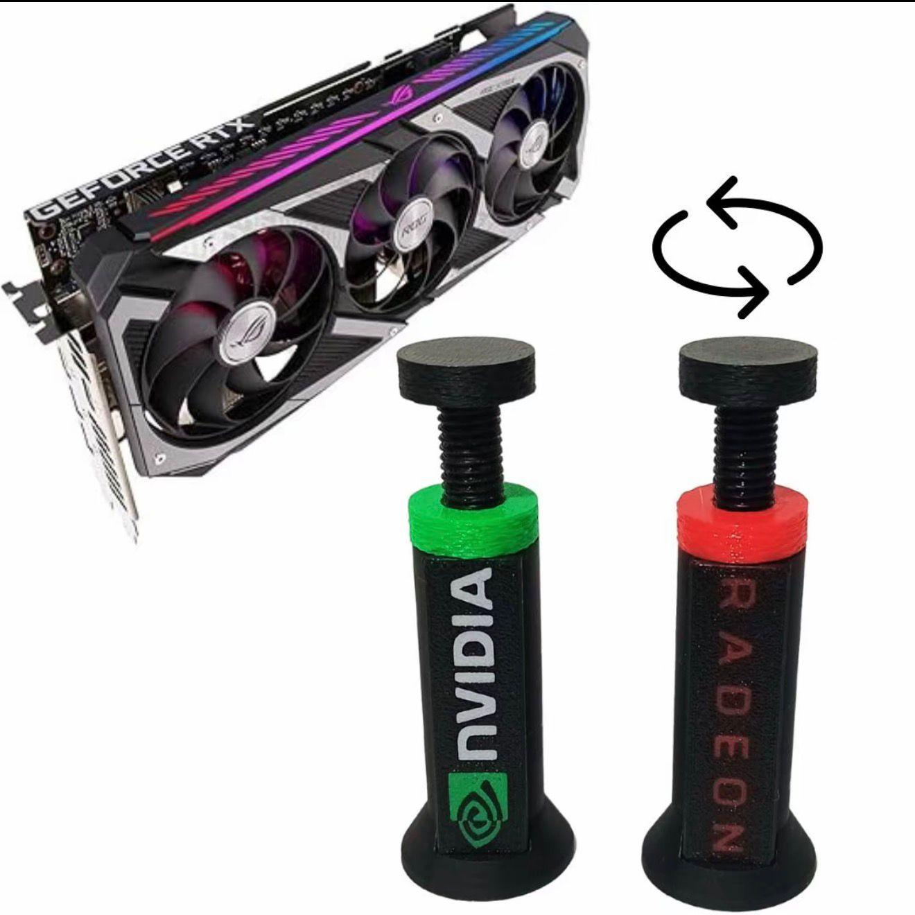 SUPORTE PARA PLACA DE VIDEO, Personalizado e Ajustável em Impressão 3D