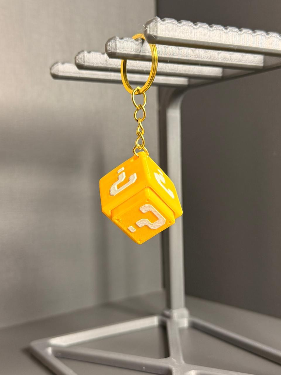 Chaveiro Mario FIDGET TECLA COM SWITCH BLUE