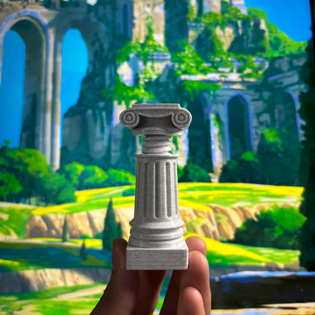 Suporte de placa de vídeo - Pilar grego, Anti Queda, ajustável, Impressão 3D