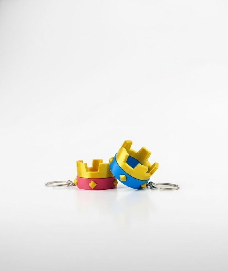 CHAVEIRO CLASH ROYALE em 3D, ACESSÓRIO GAMER