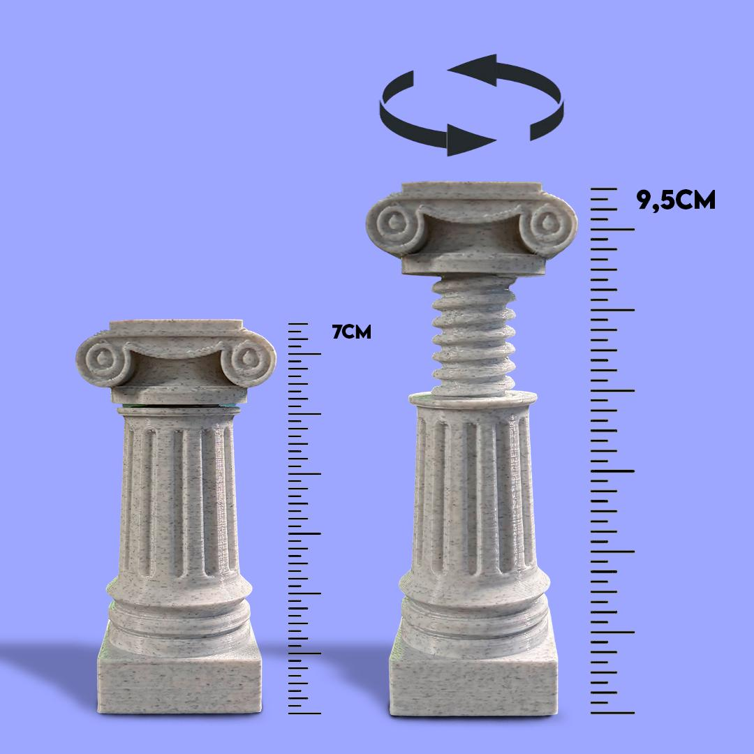 Suporte de placa de vídeo - Pilar grego, Anti Queda, ajustável, Impressão 3D