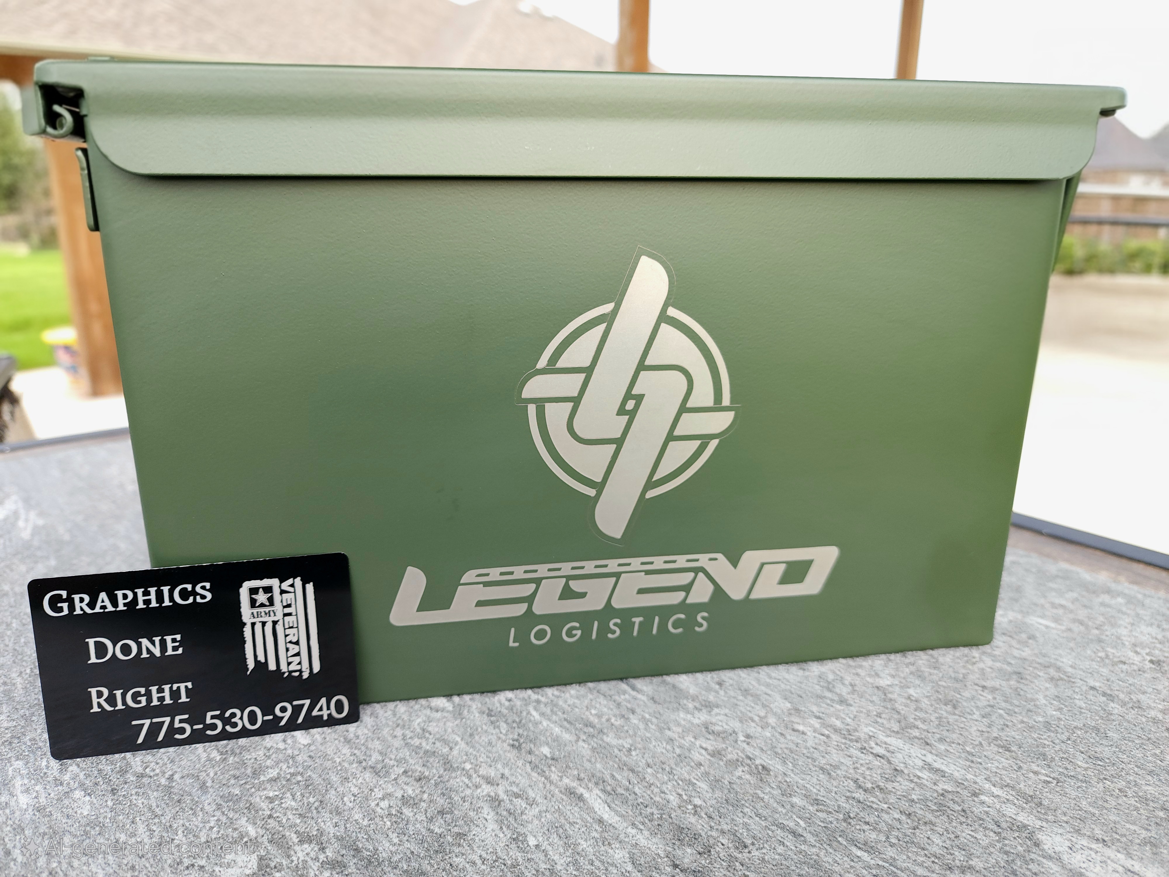 Customized 50 Cal Ammo Can