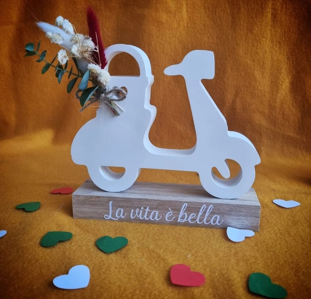 Aufsteller "Vespa Liebe"