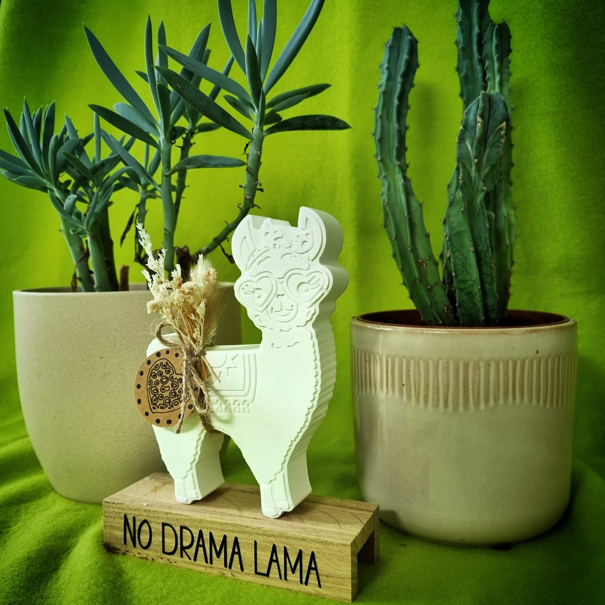 Aufsteller "No Drama Lama"