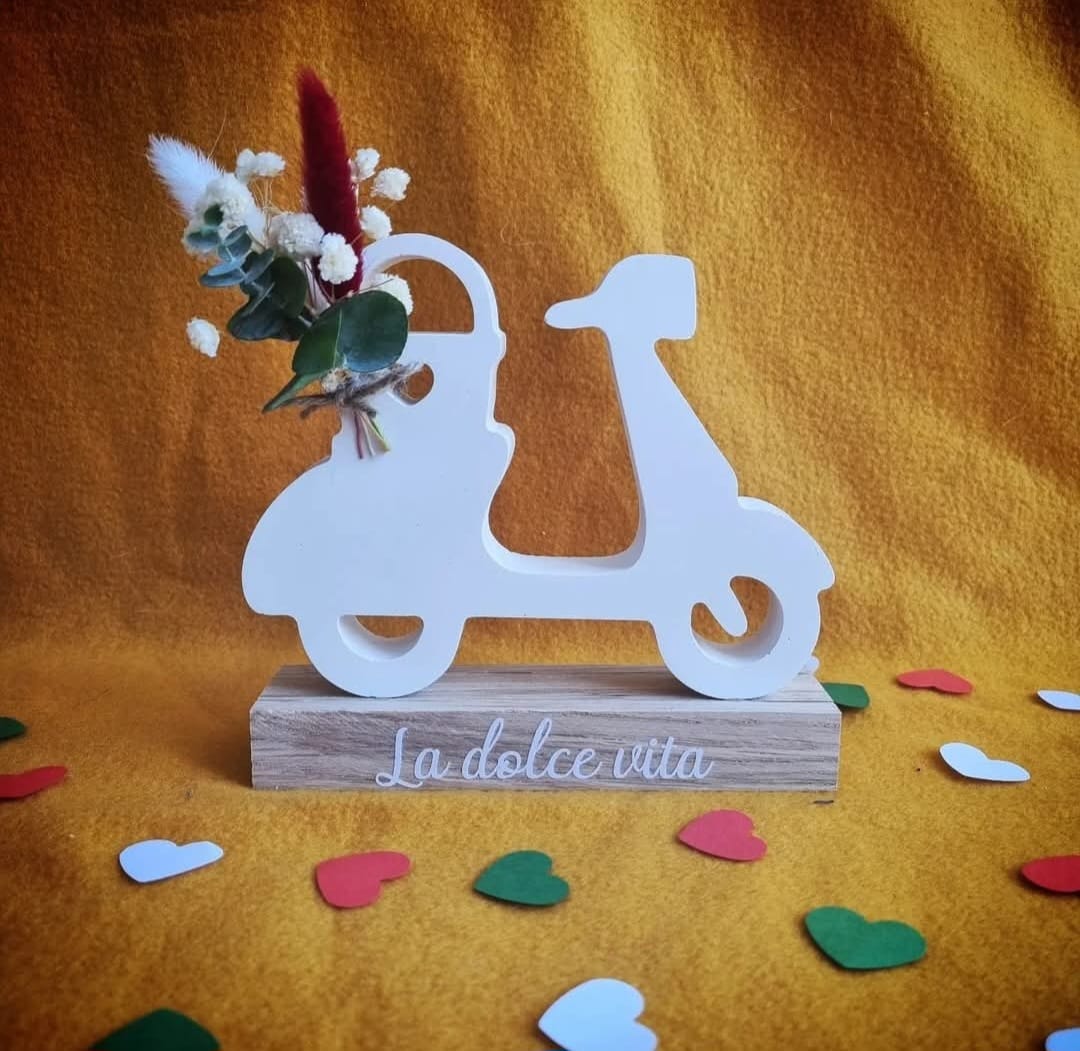 Aufsteller "Vespa Liebe"