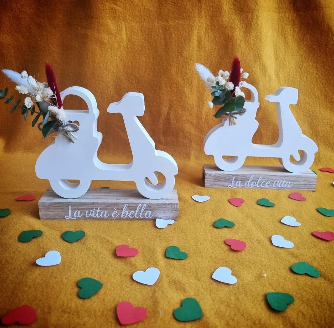 Aufsteller "Vespa Liebe"