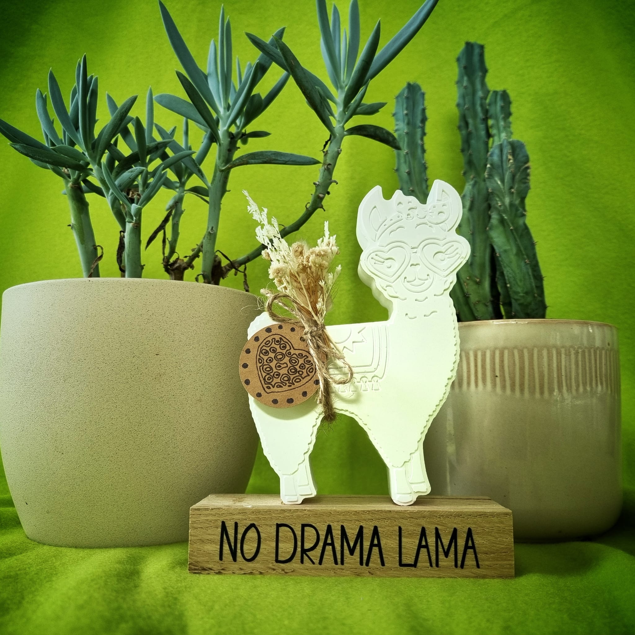 Aufsteller "No Drama Lama"