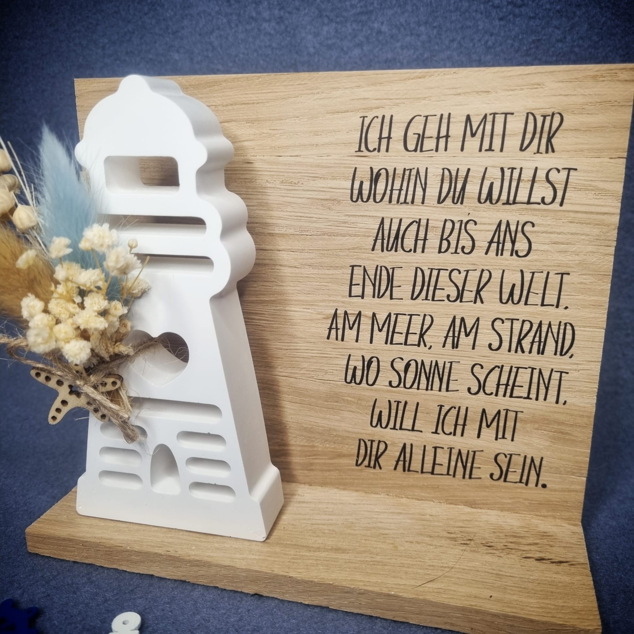 Aufsteller "Leuchtturm"