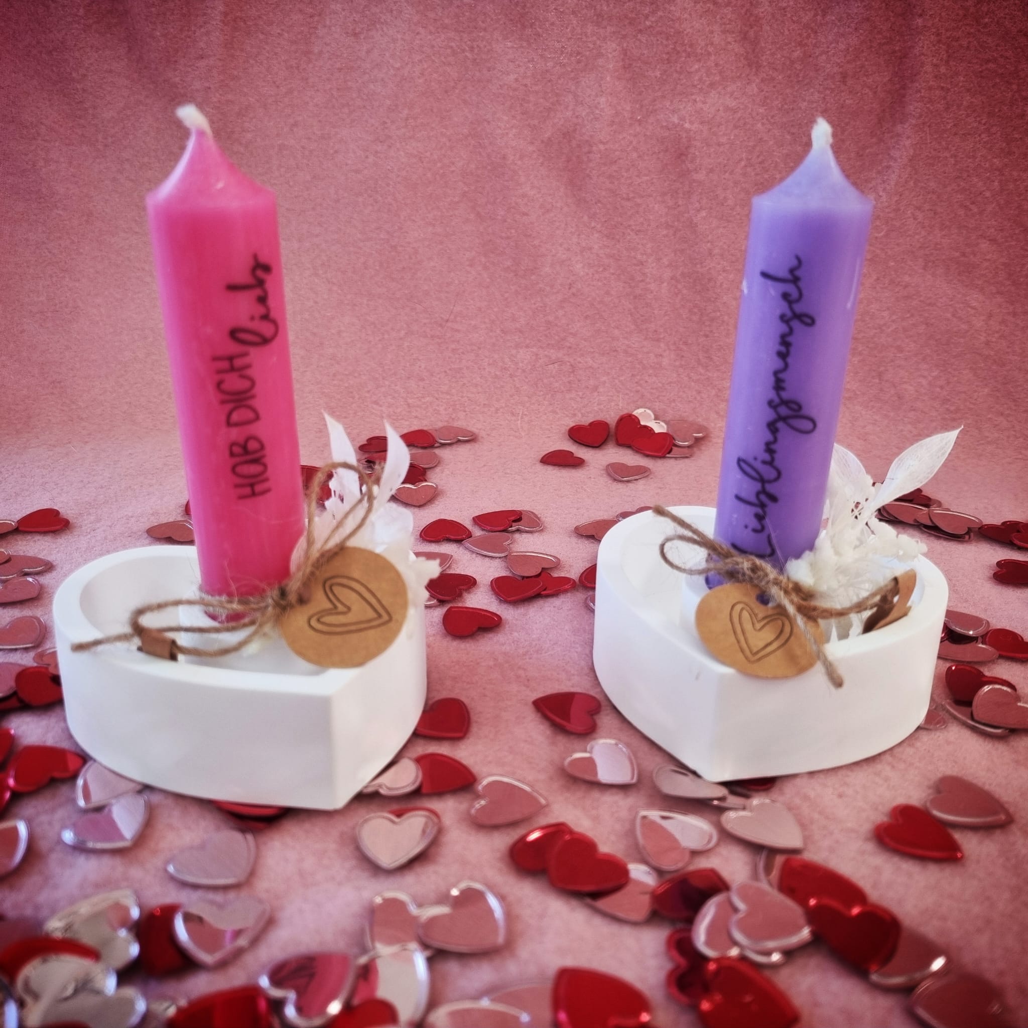 Stabkerzenhalter "Herz"