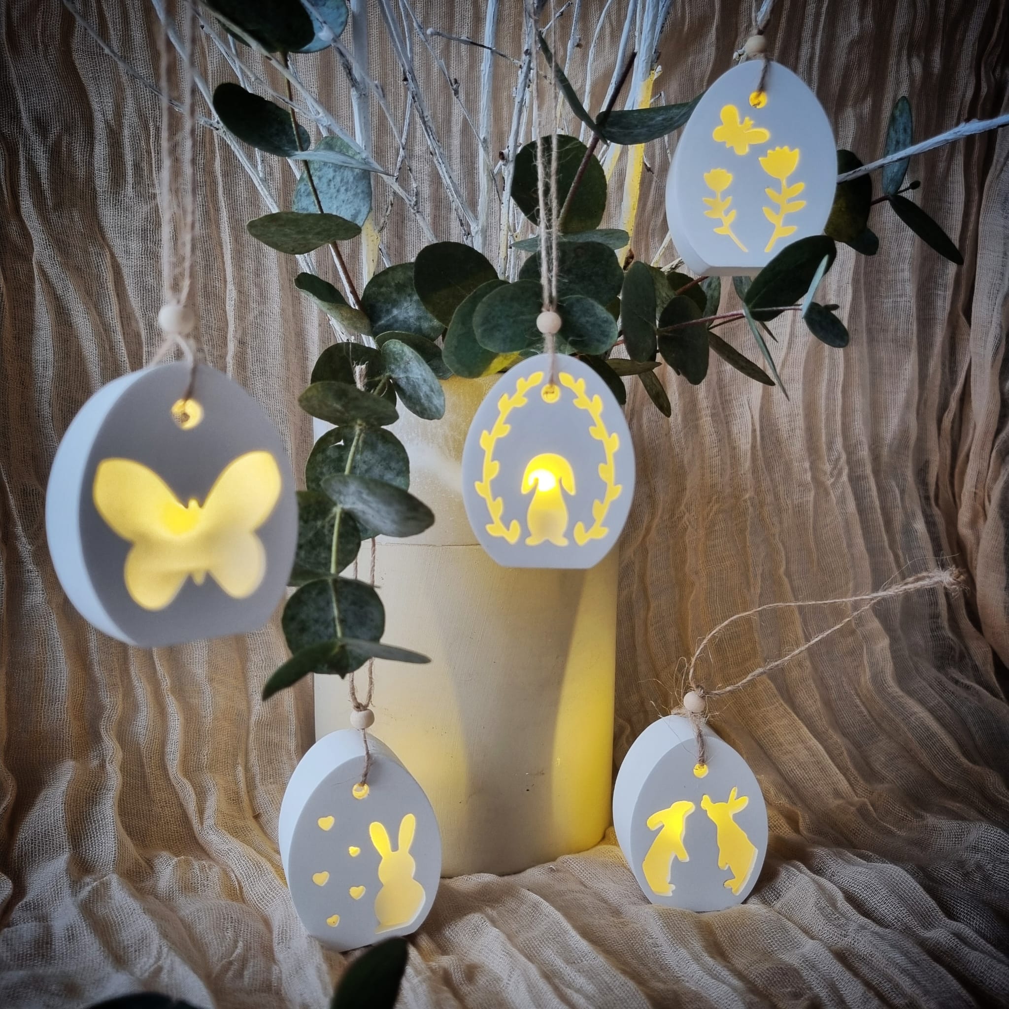 Kugellichthalter "Ostereier"