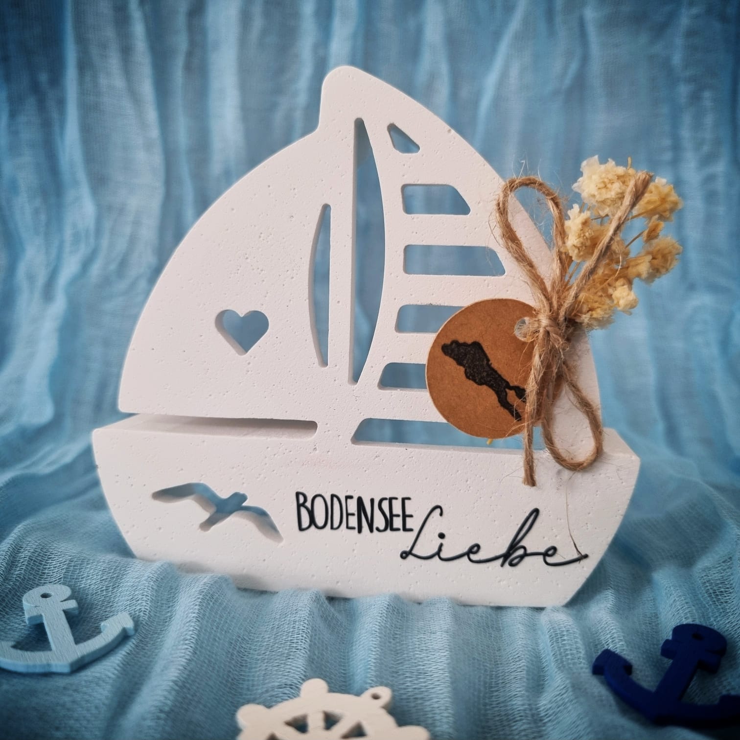 Ballonlichthalter Schiff "Bodenseeliebe" 