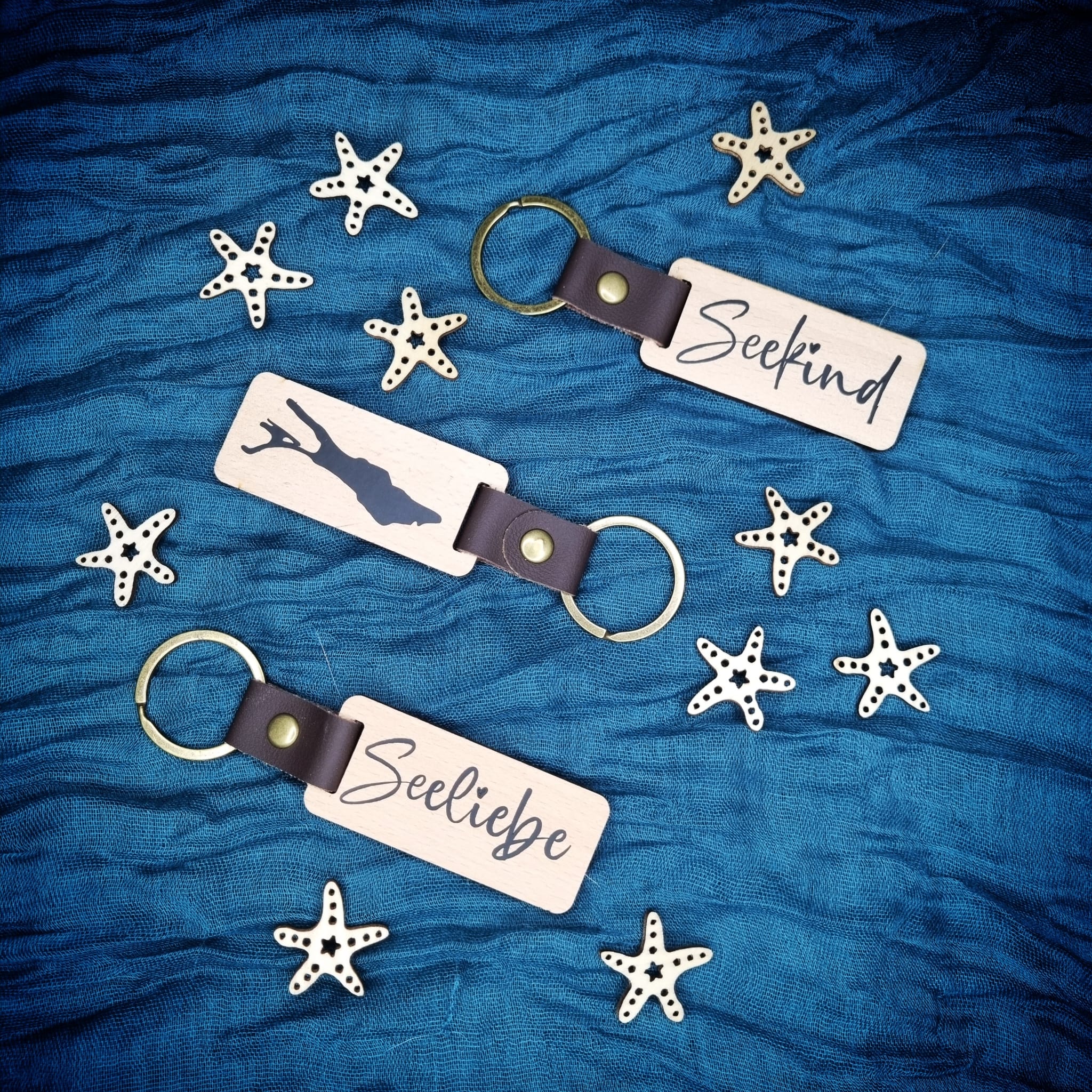 Schlüsselanhänger "Seekind" oder "Seeliebe"