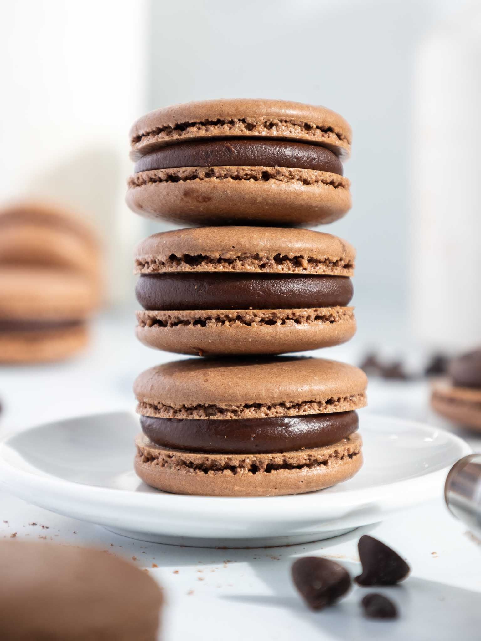 Chocolate Macarons