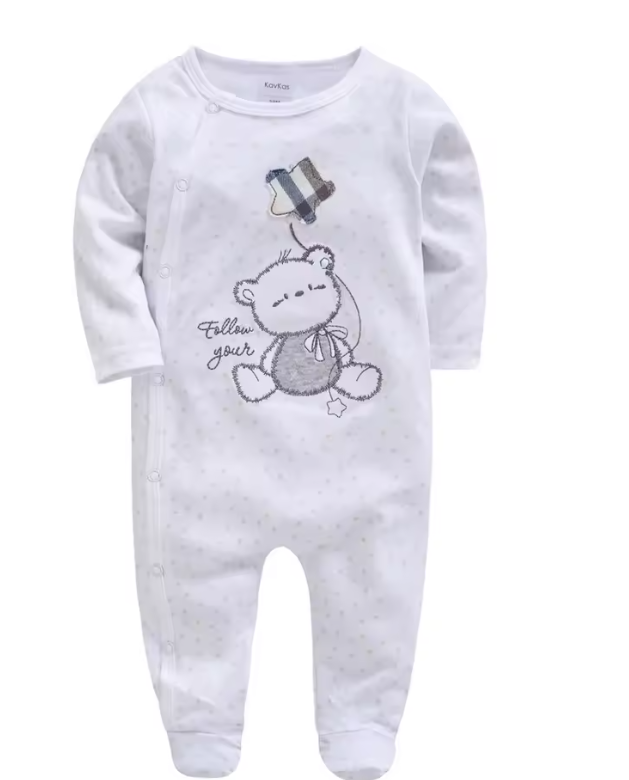 Baby Bear Cotton Onesie