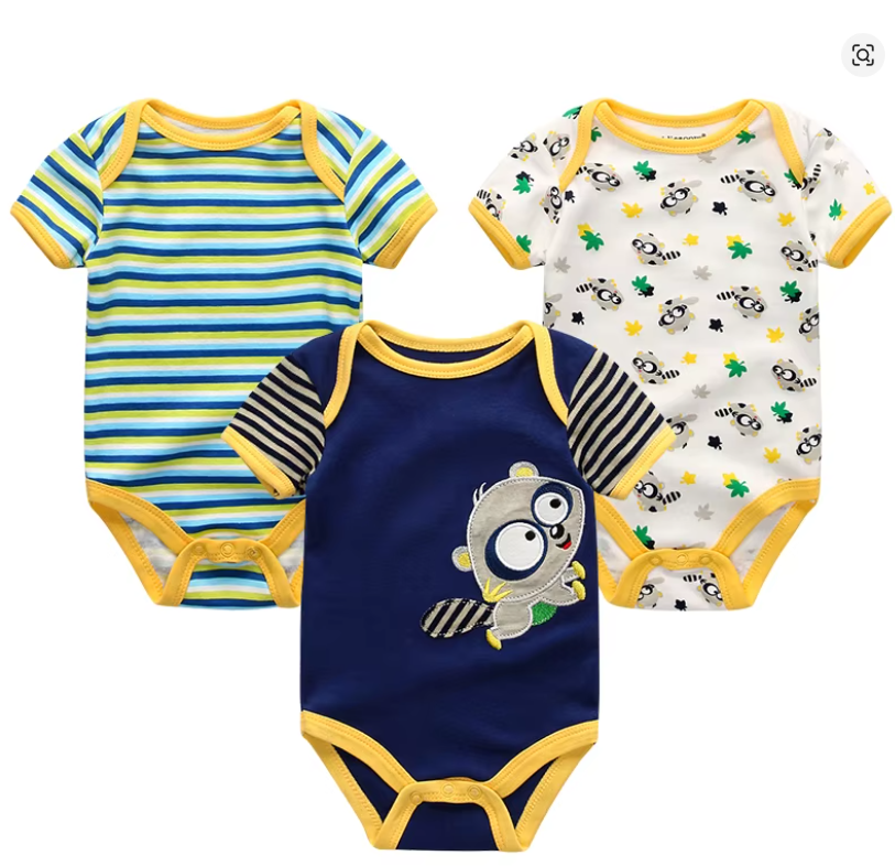 Baby Bodysuit Set (3-Pack)