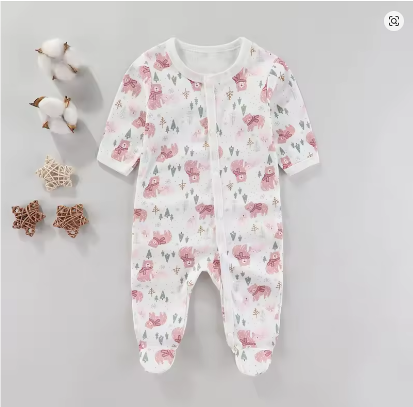 Baby Animal Print Sleepsuit