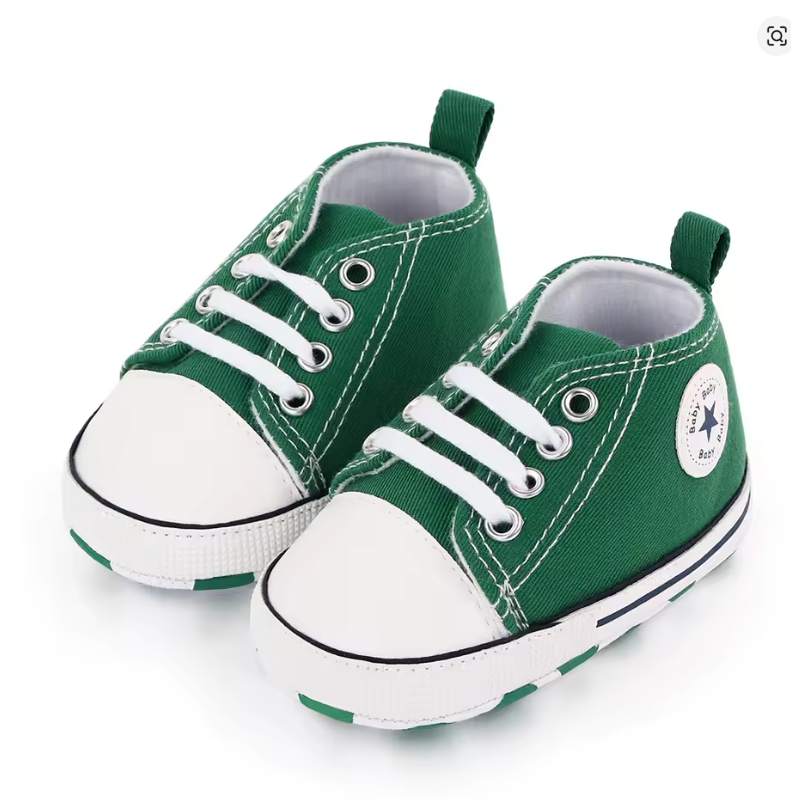 Green Baby Sneakers