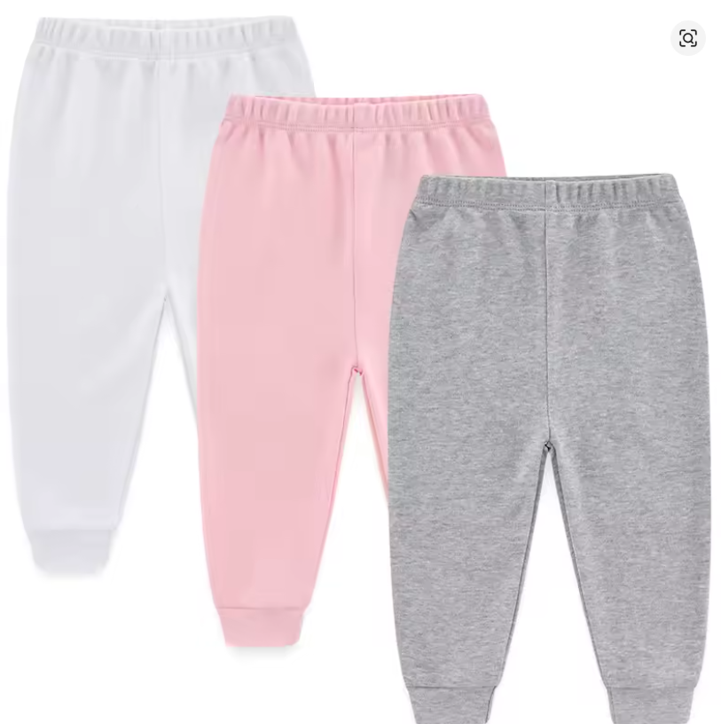 Baby Cotton Jogger Pants (3-Pack)