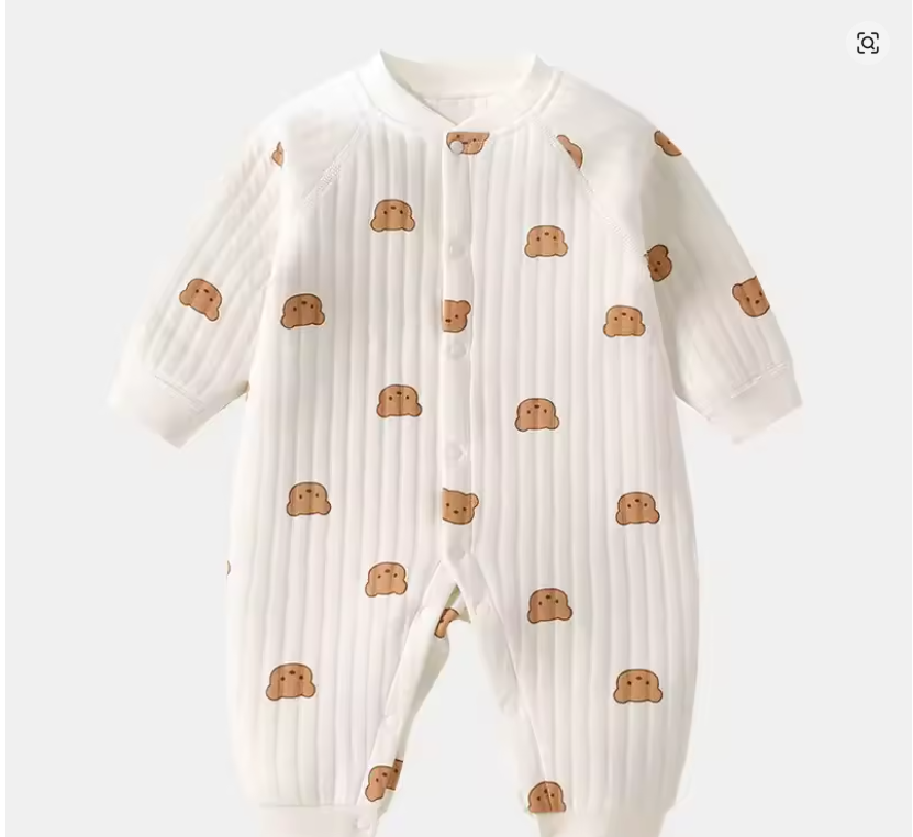 Baby Toast Print Romper