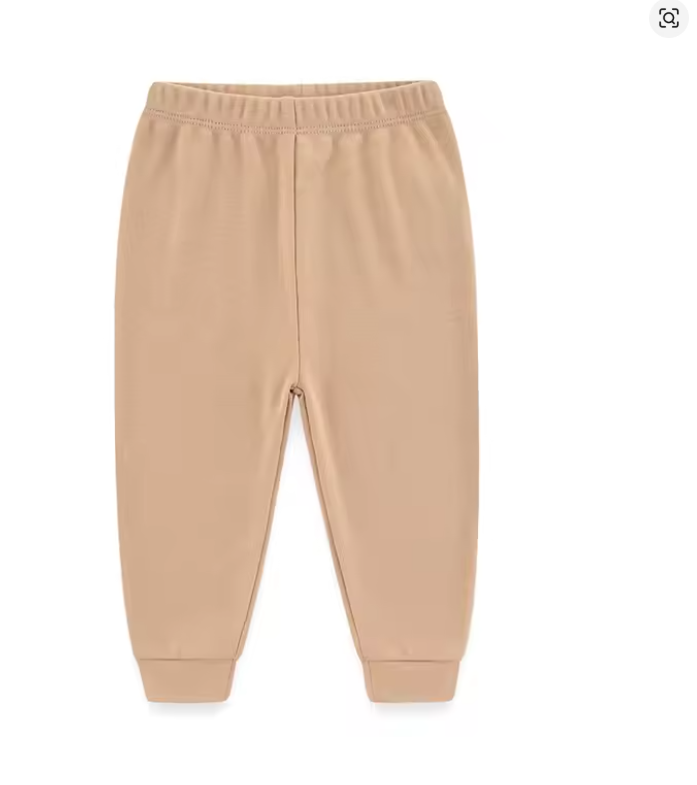 Kids Beige Jogger Pants