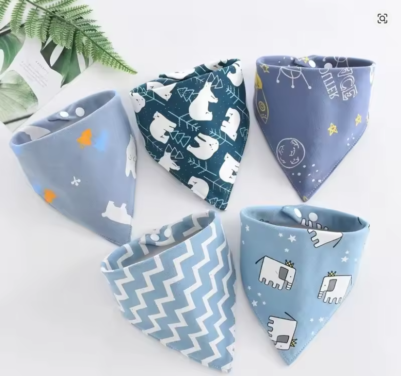 Baby Bandana Bibs Set