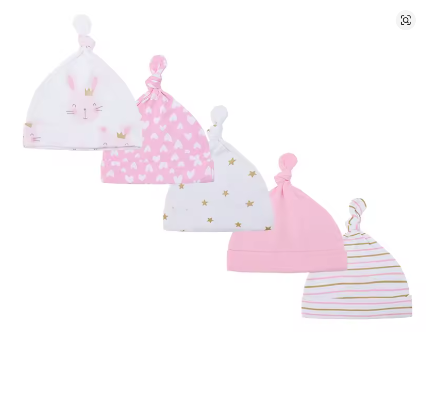 Baby Cotton Knot Hats Set
