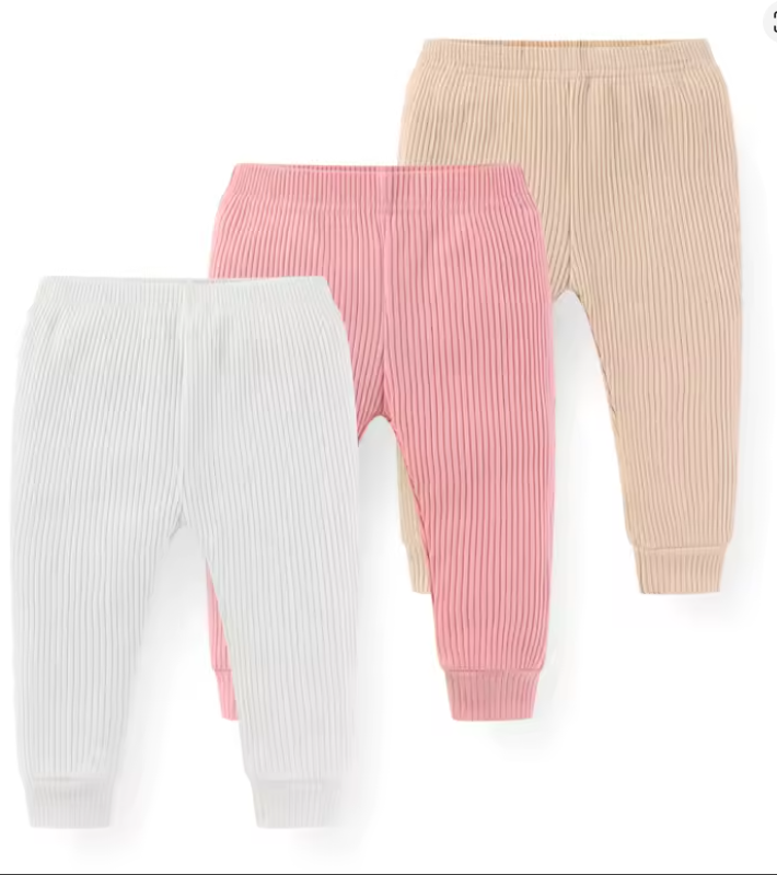 Baby Ribbed Pants Set