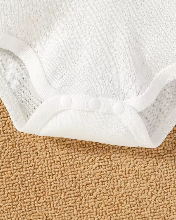 Baby Polo Collar Bodysuit Set