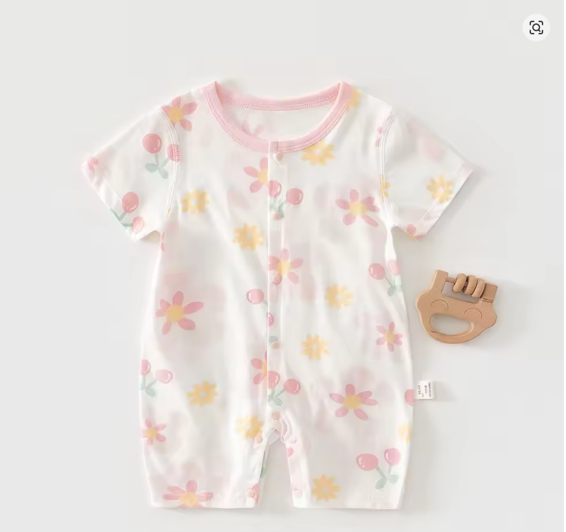 Floral Baby Romper