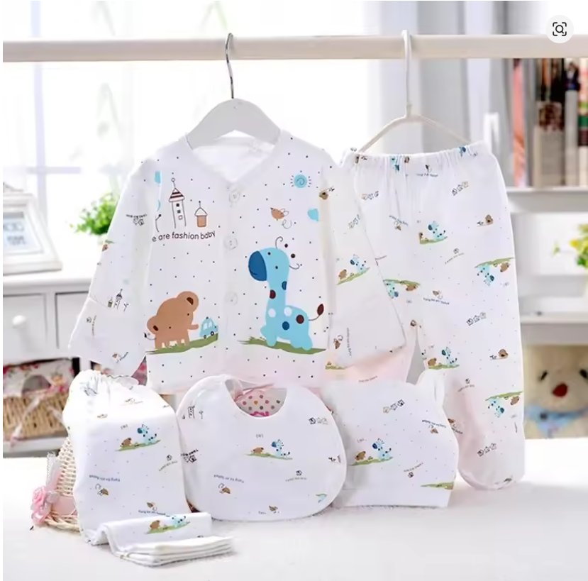 Baby Animal Print Clothing Set