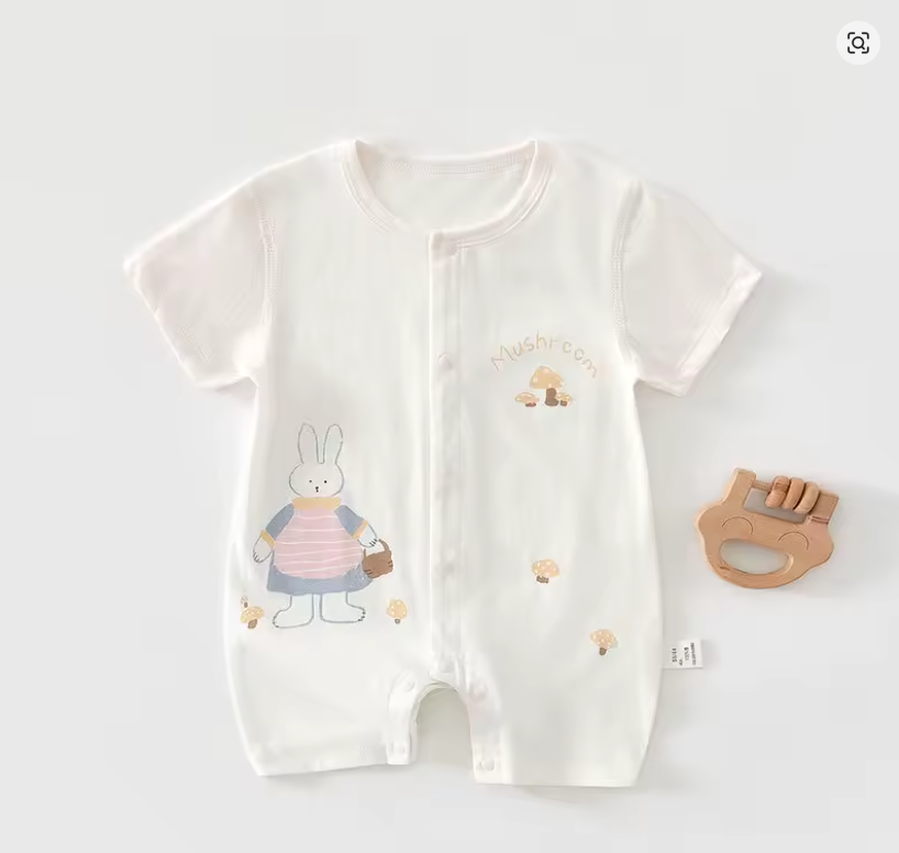 Baby Bunny Cotton Romper