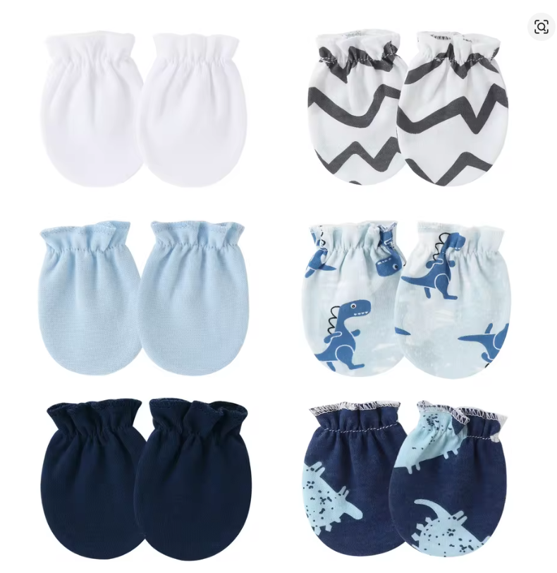 Baby Cotton Mittens Set