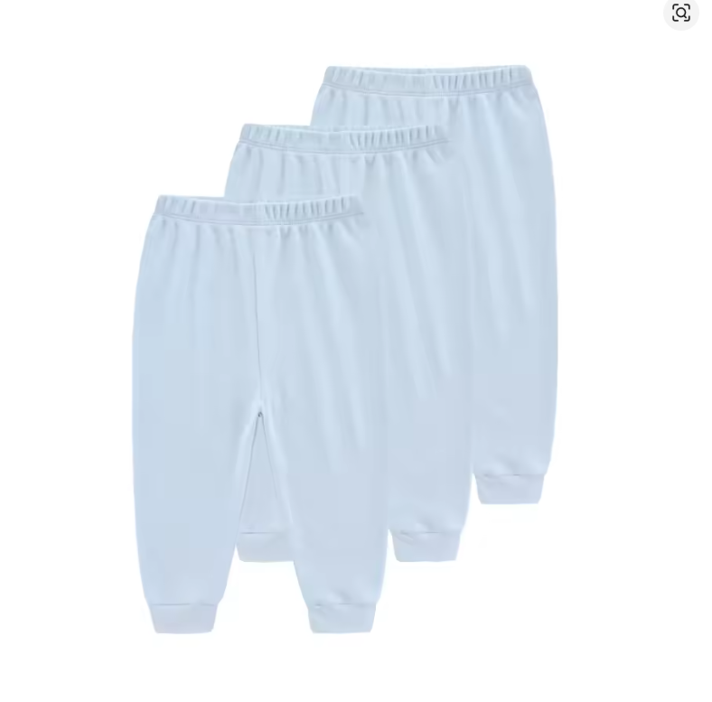 Baby Cotton Pants 3-Pack