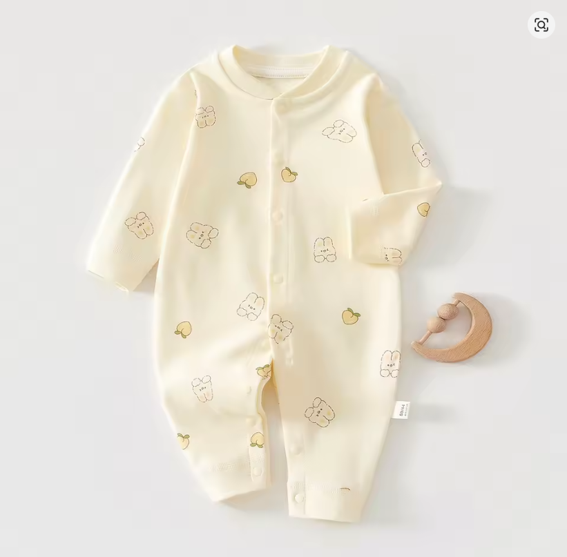 Baby Bear Print Romper