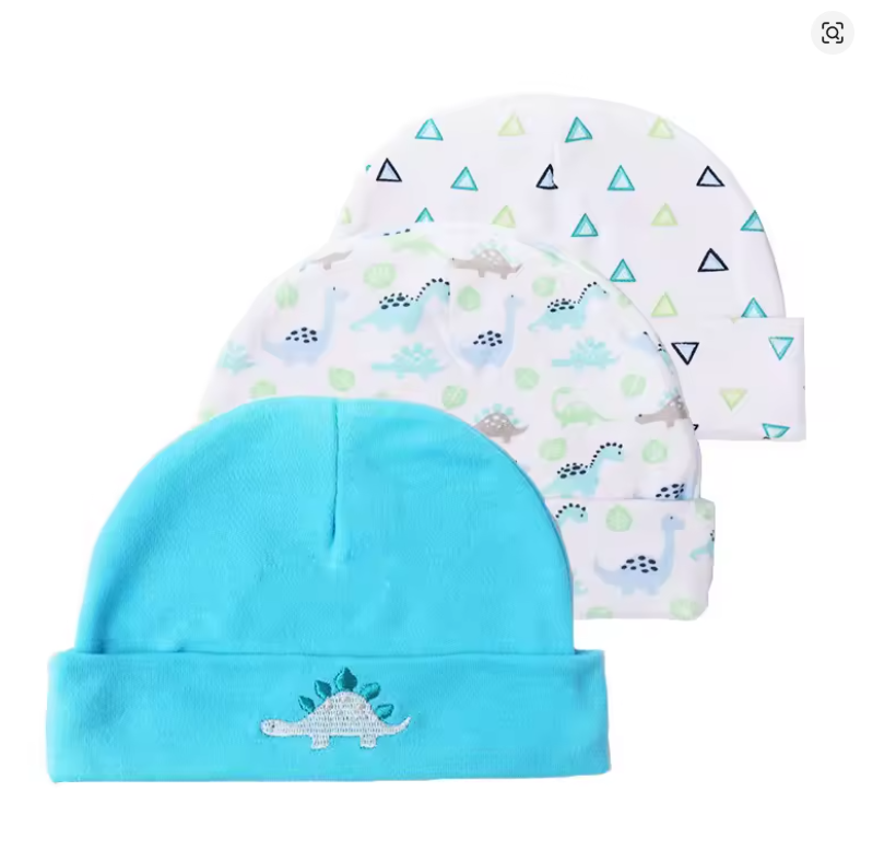 Baby Dino Beanie Set