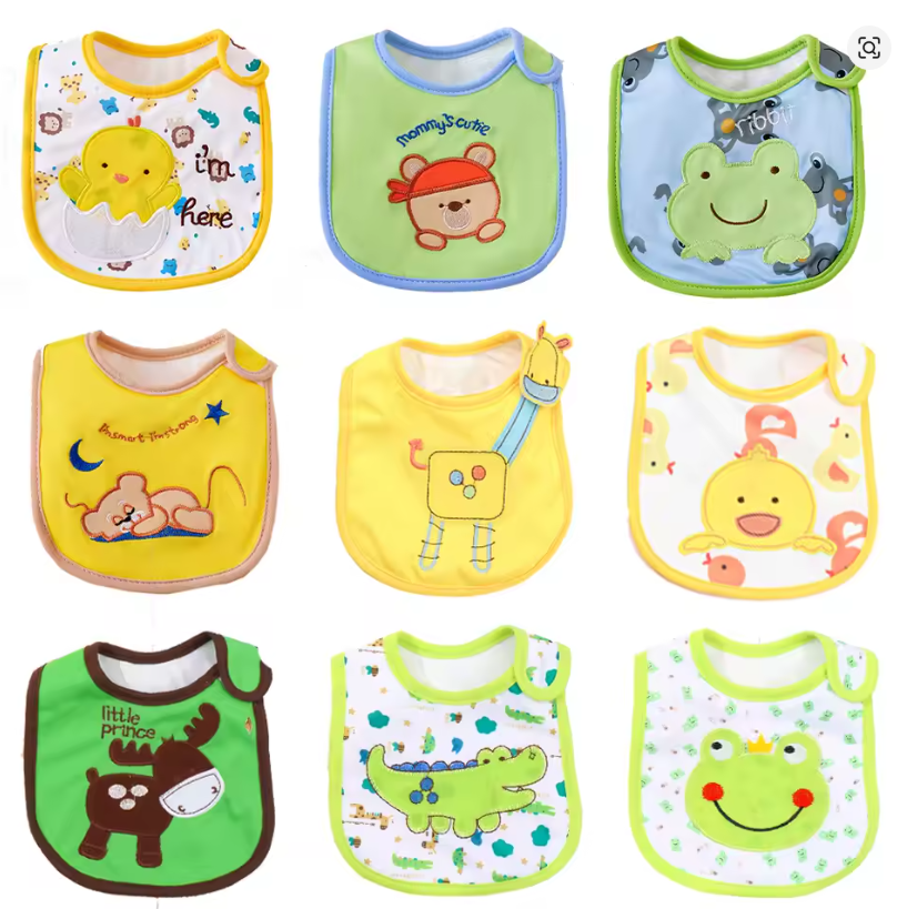 Baby Girl Bibs Set