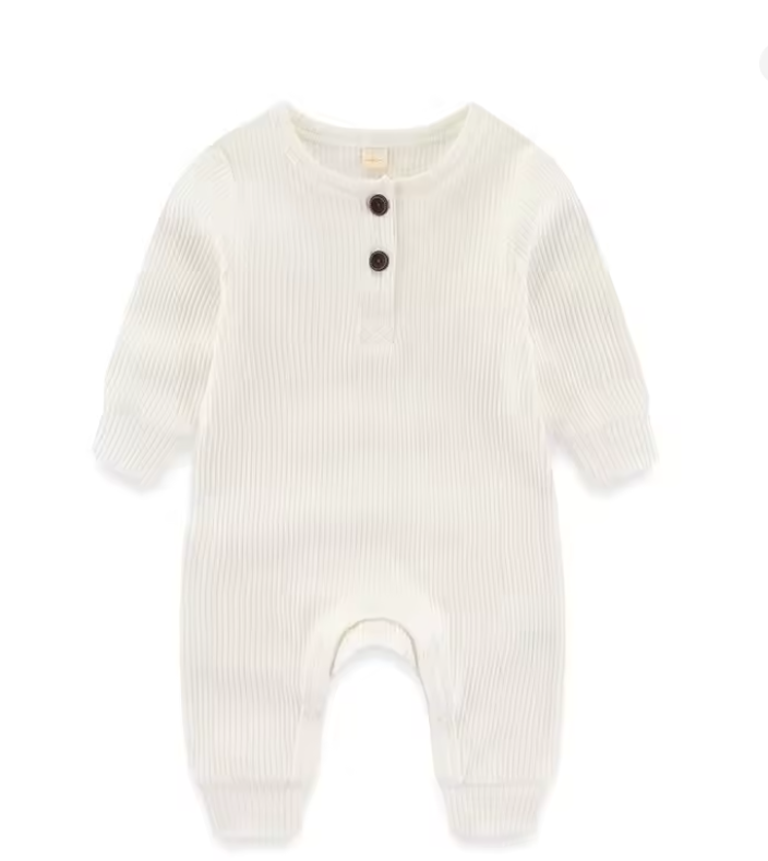 Ribbed Baby Romper
