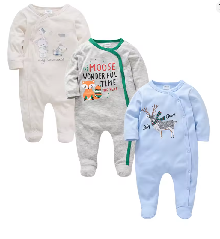 Baby Sleepsuit Set (3-Pack)