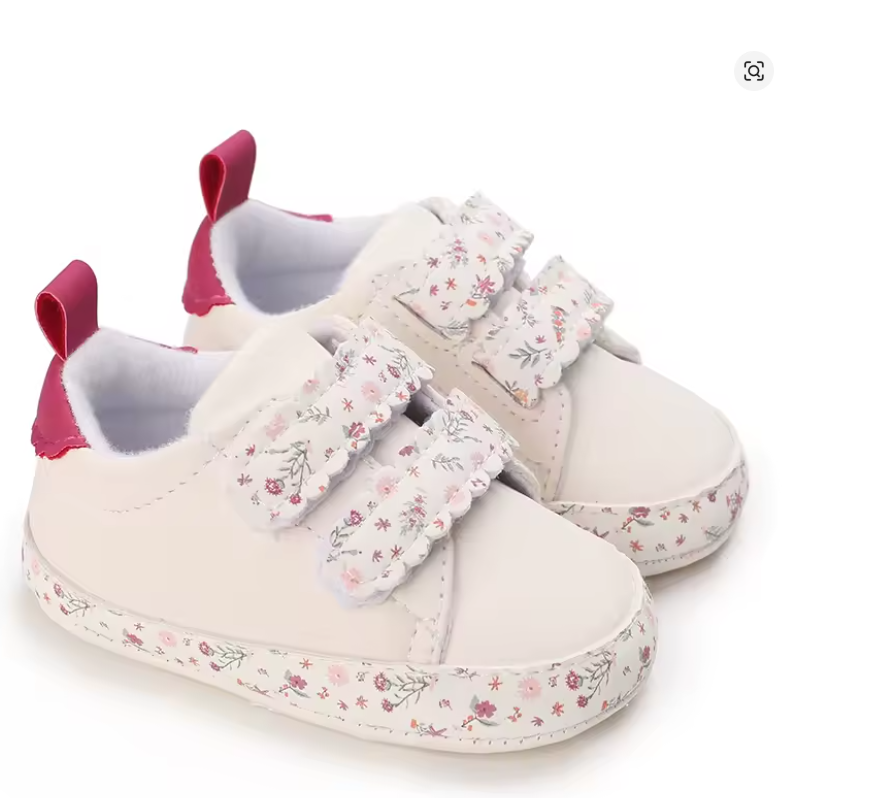 Floral Baby Girl Sneakers