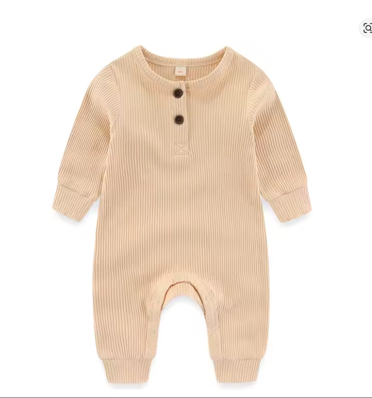 Ribbed Baby Romper