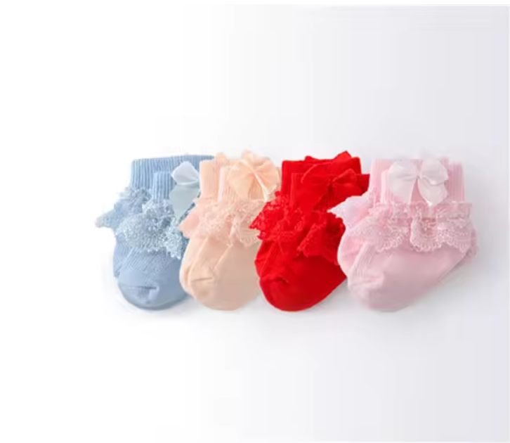 Lace Frill Baby Socks Set