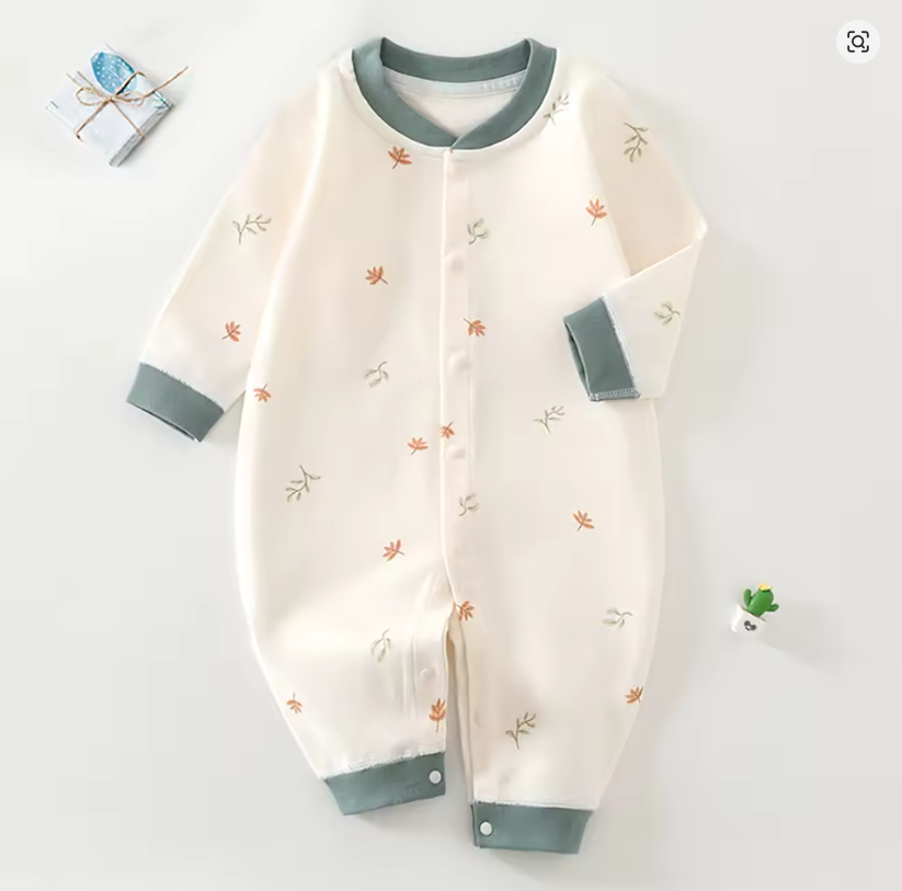 Baby Floral Long Sleeve Romper