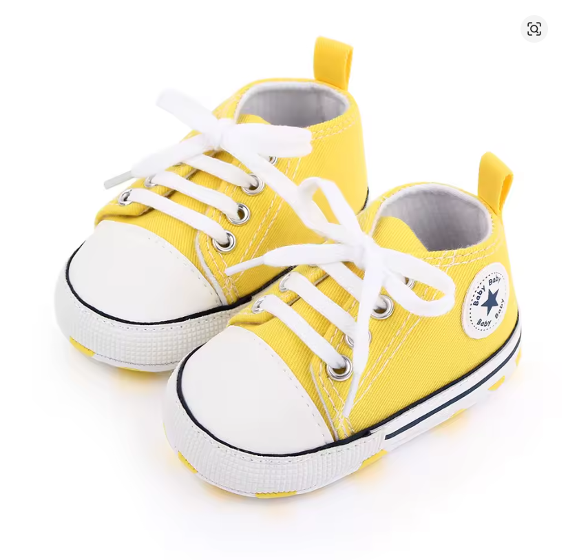 Yellow Baby Sneakers