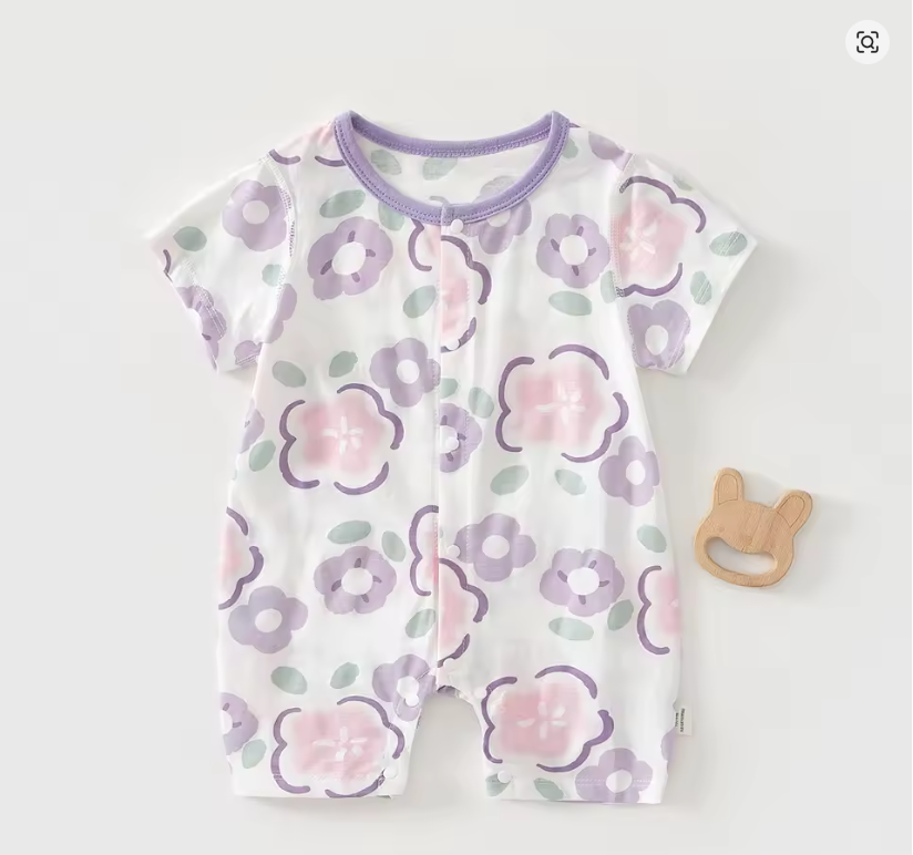 Floral Baby Romper