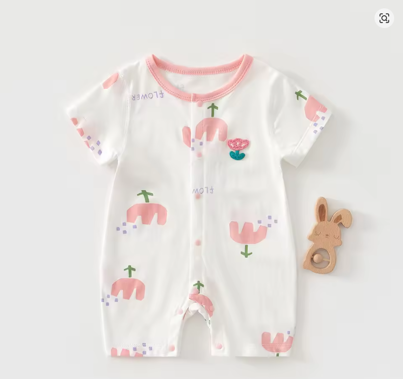 Floral Baby Romper