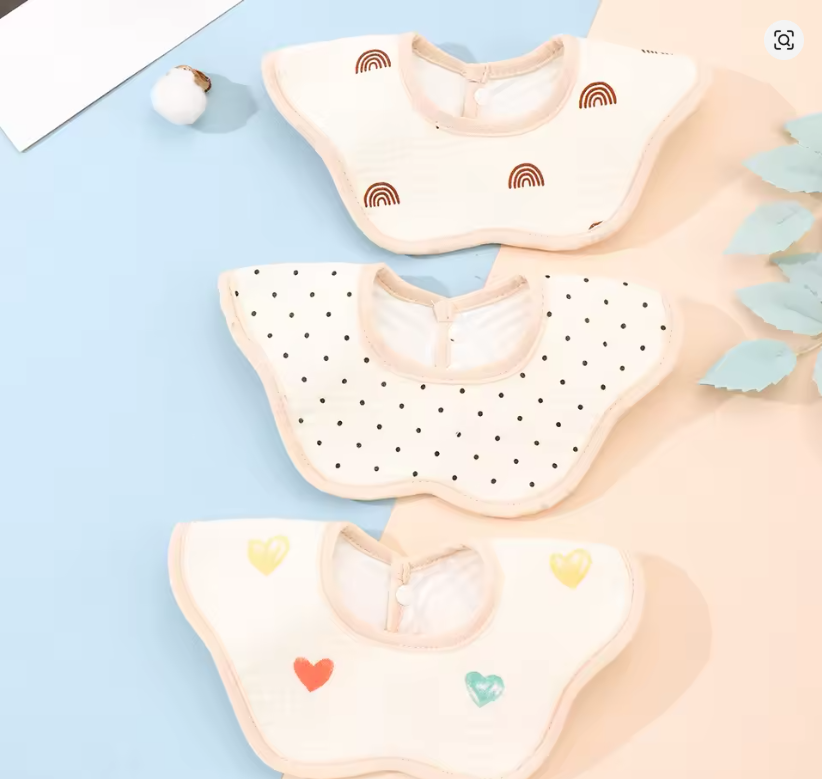 Cute Baby Bib Set